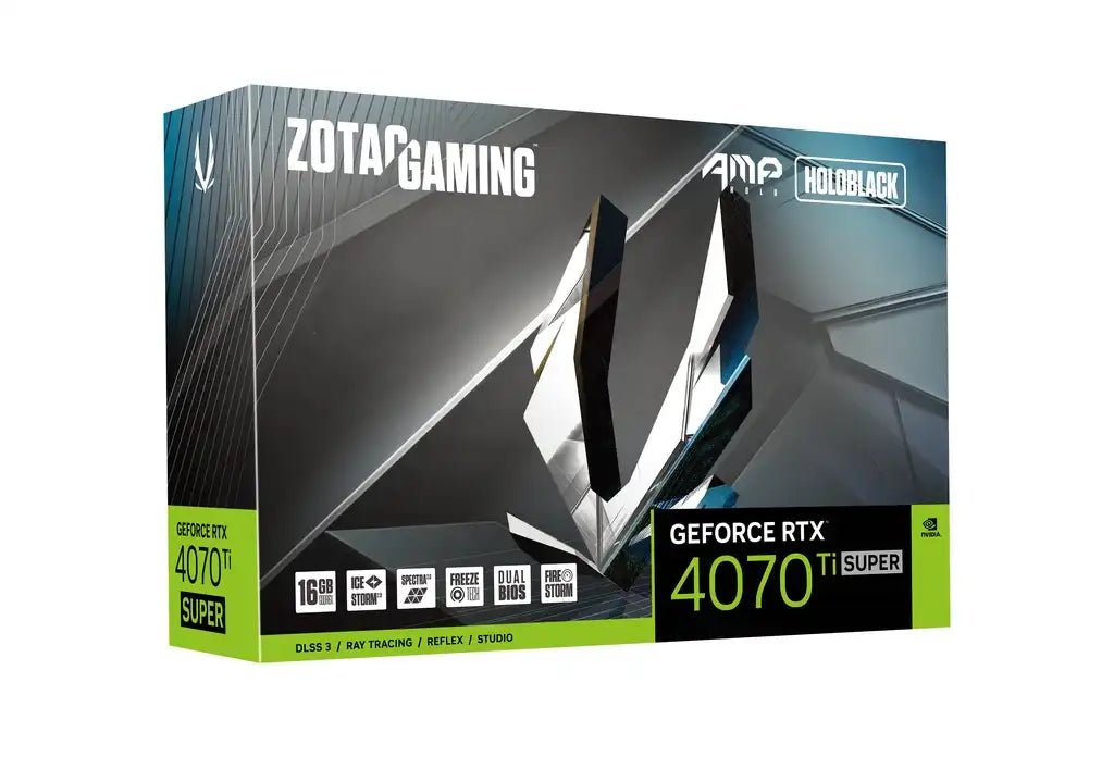 ZOTAC GAMING GeForce RTX 4070 Ti SUPER AMP HOLO 16GB Gaming Graphics Card | ZT - D40730F - 10P | - Vektra Computers LLC