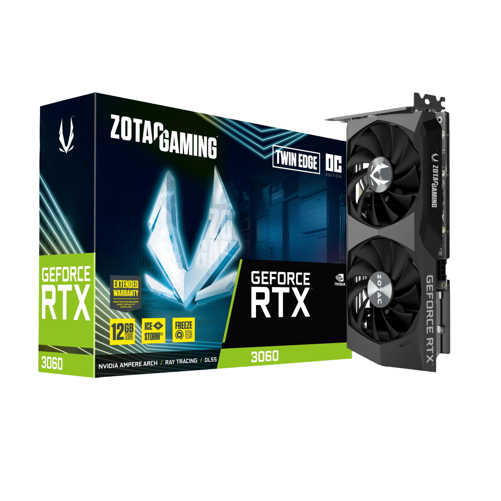 Zotac GeForce RTX 3060 Twin Edge 12GB Graphics Card | ZT - A30600E - 10M | - Vektra Computers LLC