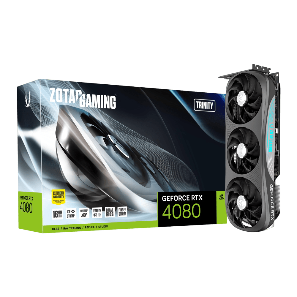 Zotac GeForce RTX 4080 Trinity 16GB Graphics Card | ZT - D40810D - 10P | - Vektra Computers LLC